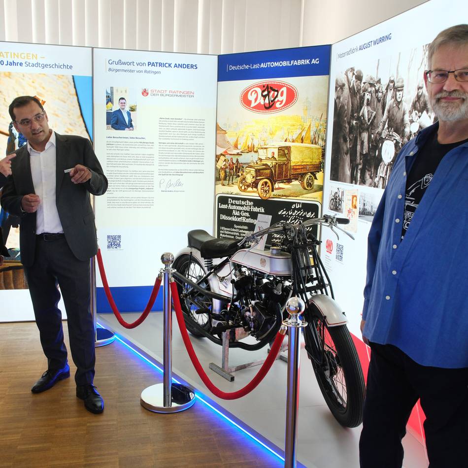 Neue Ausstellung im Medienzentrum: Als Ratingen Rennfahrer-Stadt war