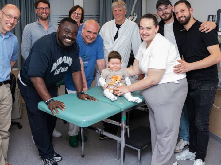 Herzzentrum Duisburg: Gerald Asamoah Stiftung rettet Baby mit Herzfehler