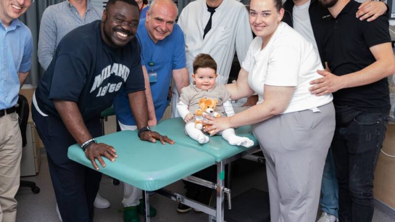 Herzzentrum Duisburg: Gerald Asamoah Stiftung rettet Baby mit Herzfehler