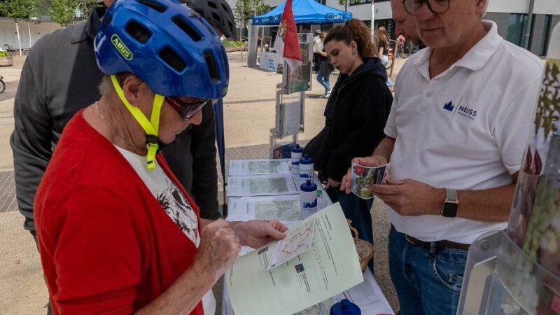 Raderlebnistag in Neuss: „Man kann hier wirklich gut fahren, es ist viel Grün dabei“
