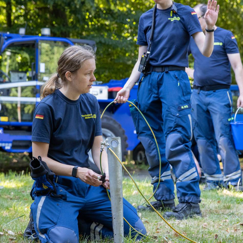 THW probt in Neuss den Ernstfall: „Jeder, der sich im Notfall selbst helfen kann, entlastet uns“