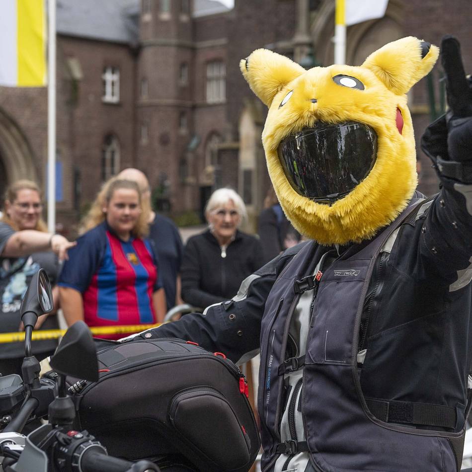 Motorradwallfahrt in Kevelaer: Mit Gottes Segen auf Tour