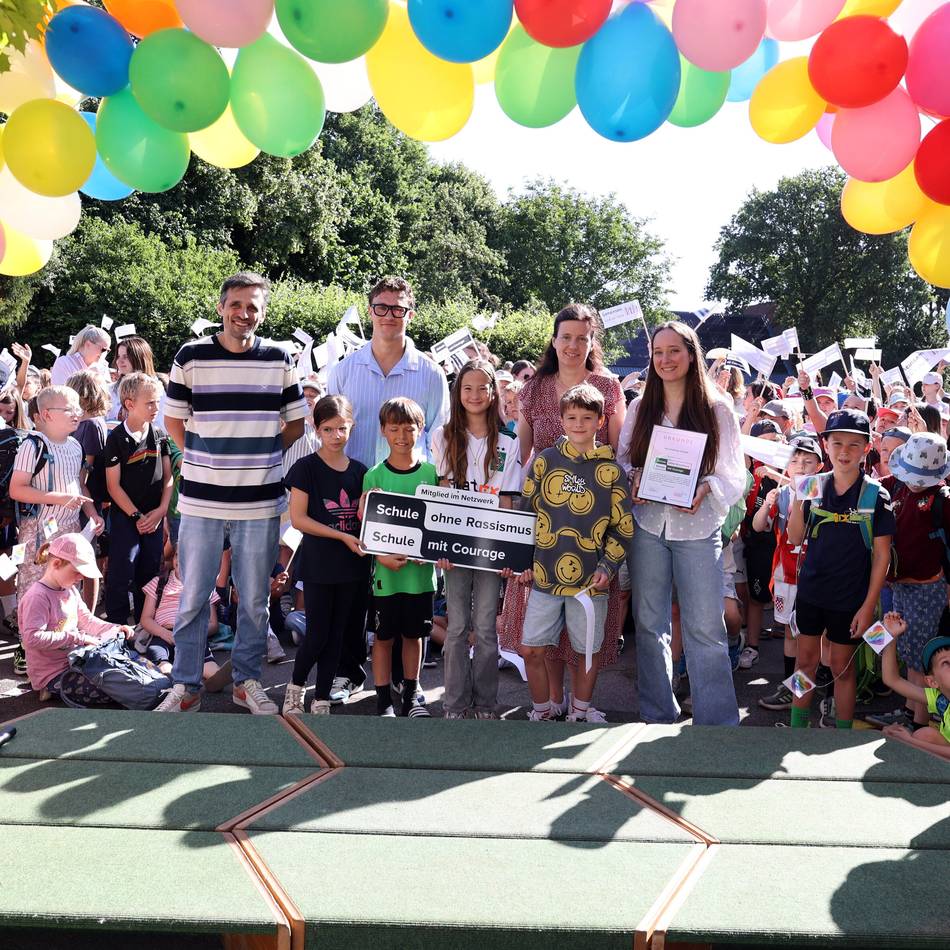 Buntes Korschenbroich: Andreas-Schule setzt Zeichen für Courage und Vielfalt