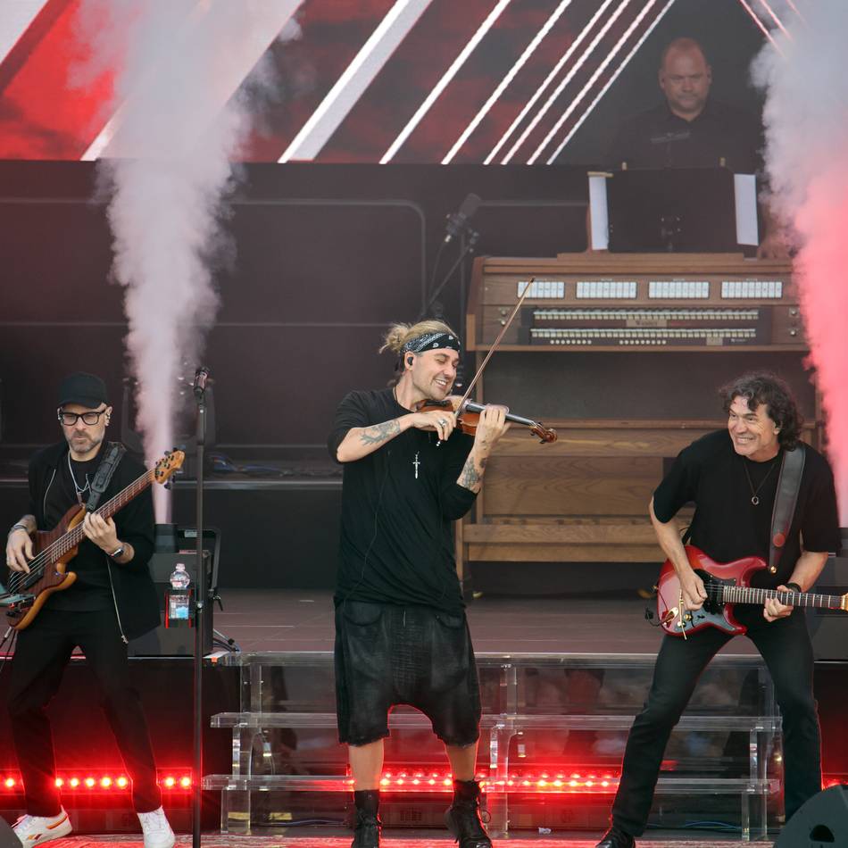 Sparkassenpark in Mönchengladbach: David Garrett verzaubert das Publikum mit seiner Geige