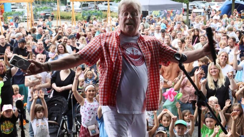 Familienfest in Mönchengladbach: Volker Rosin macht das Schaffrath-Gelände zur Kinderdisco