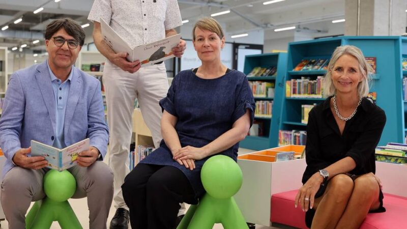 Kurz vor der Eröffnung: Was Besucherinnen und Besucher in der neuen Stadtteilbibliothek Rheydt erwartet