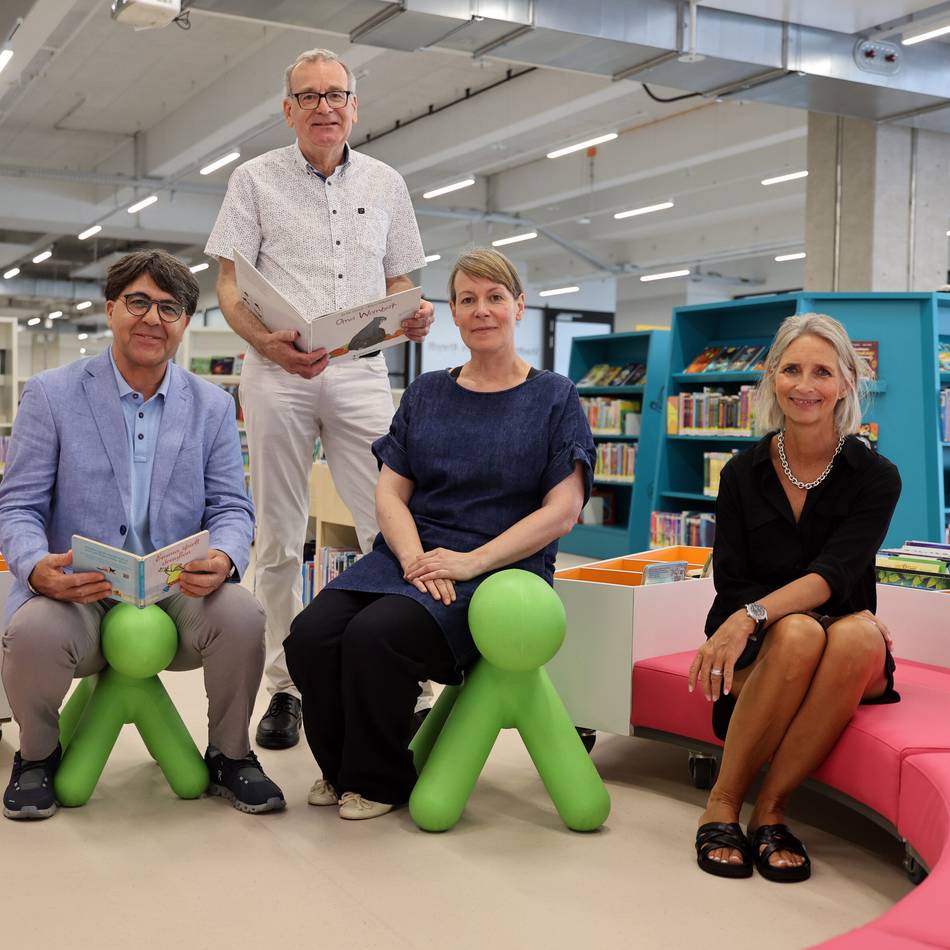 Kurz vor der Eröffnung: Was Besucherinnen und Besucher in der neuen Stadtteilbibliothek Rheydt erwartet
