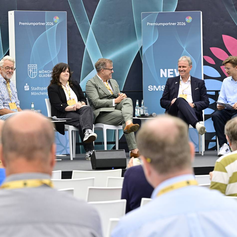 Diskussionsrunde am SMS Campus: Verkehr der Zukunft: Bahn und Rad oder Auto – Diesel oder Elektro