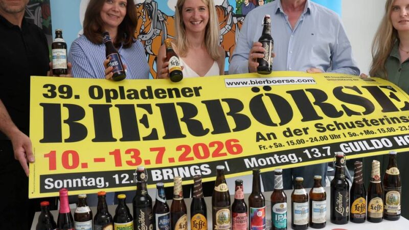 39. Bierbörse in Leverkusen: Guildo ist zum 30. Mal da – die Kartenzahlung feiert Premiere