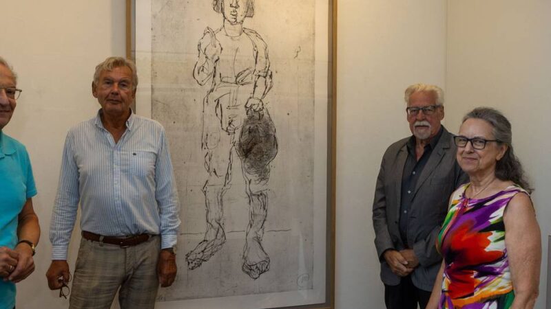 Ausstellung des Kunstvereins Krefeld: Finissage zu Lüpertz-Ausstellung mit interessanten Einblicken