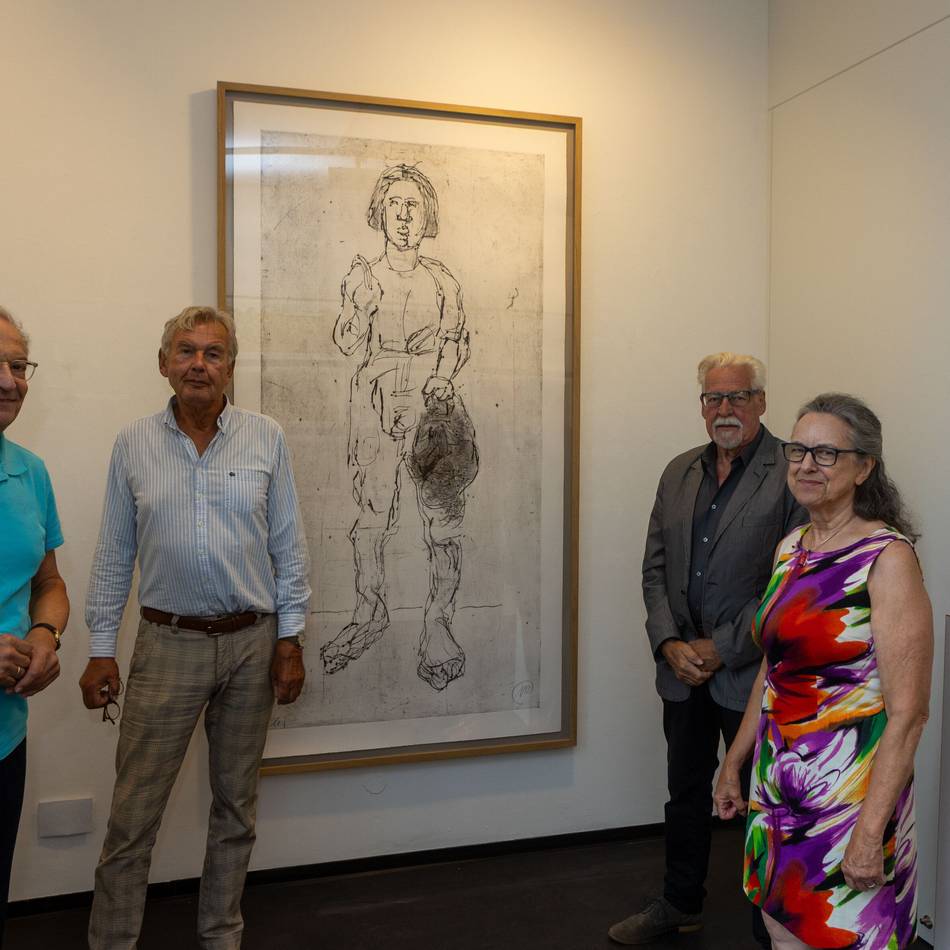 Ausstellung des Kunstvereins Krefeld: Finissage zu Lüpertz-Ausstellung mit interessanten Einblicken