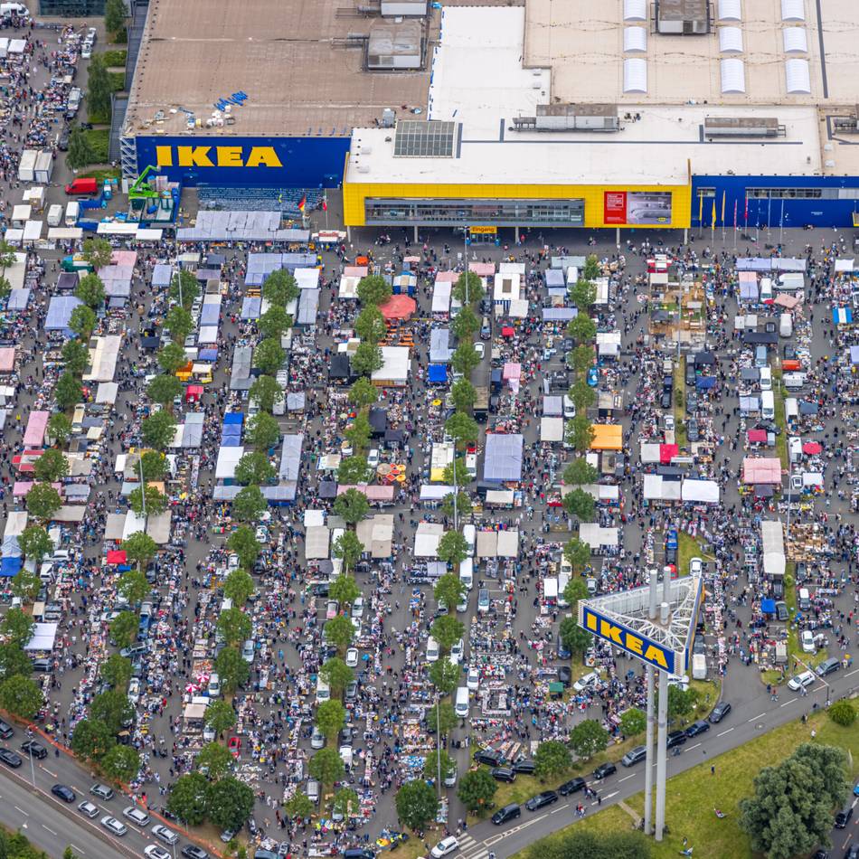 Flohmarkt in Düsseldorf: Neuer Trödelmarkt auf Ikea-Parkplatz geplant