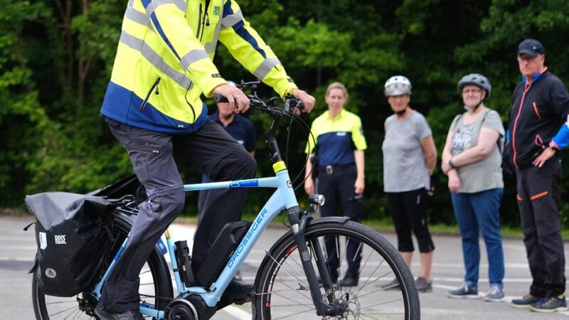 Weiterer Termin in Ratingen: Polizei und Verkehrswacht bieten Pedelec-Training auf Schützenplatz an