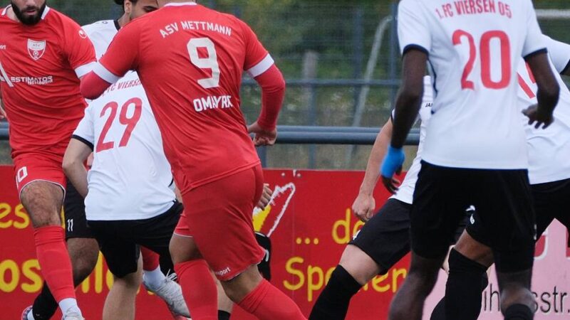 Vorbereitung: ASV Mettmann fährt mit kleinem Kader zum Testspiel in Eller
