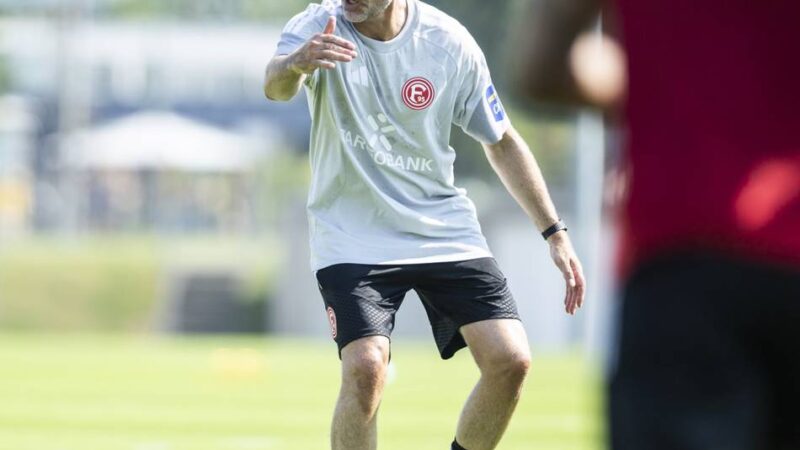 „Nicht ansatzweise ausreichend“: Ende-Ansage im Fortuna-Training – Heintz einer Meinung mit schimpfendem Coach