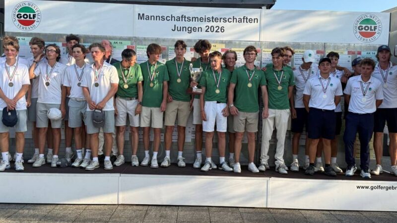 Golf-Titelkämpfe in Mettmann: GC Hösel holt Doppeltitel bei NRW-Jugend-Meisterschaft
