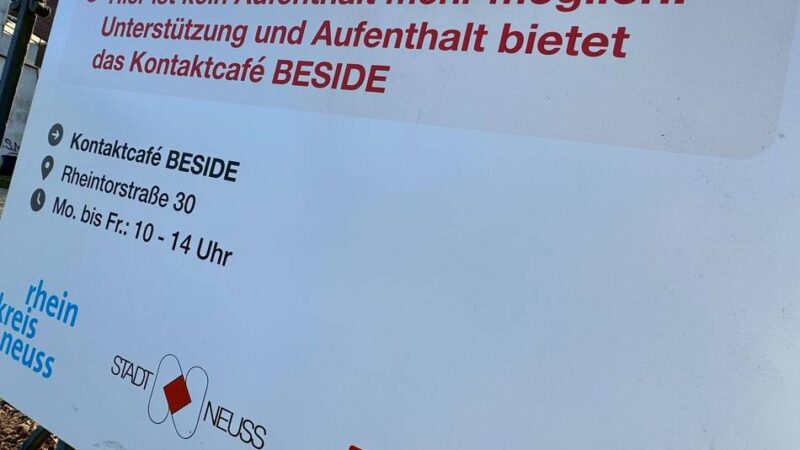 Offene Drogenszene Neuss: Breuer: „Das löst die Probleme nicht“