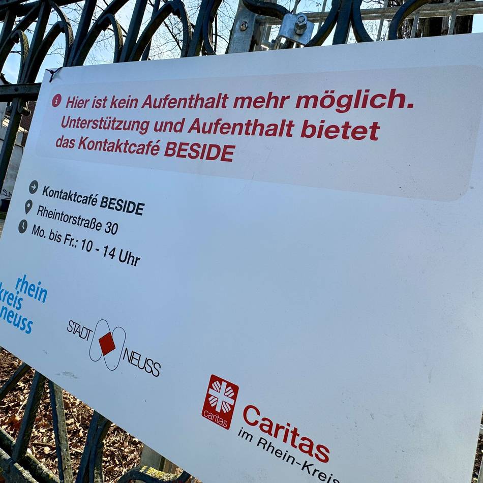 Offene Drogenszene Neuss: Breuer: „Das löst die Probleme nicht“