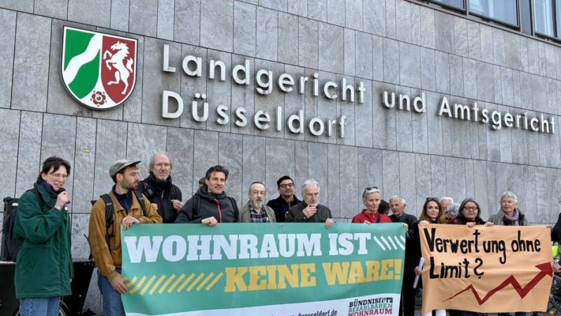 Streit um Hausabriss in Düsseldorf-Lörick: Mieter wehren sich vor Gericht gegen Verwertungskündigung