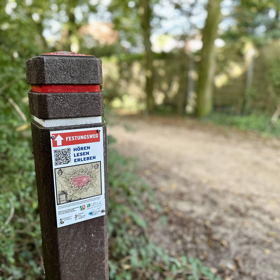 Günstigste Variante: Festungswanderweg in Geldern bekommt normale Asphaltierung