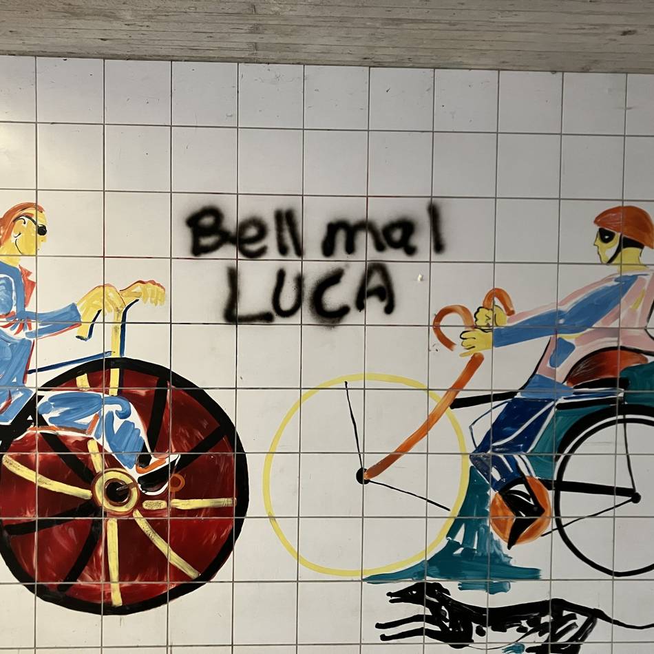 Vandalismus in der Südstadt: „Du Opfer“ und „bell mal“ – Fußgängertunnel erneut mit Graffiti beschmiert