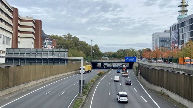 A59 und A40 betroffen: Verbindungen im Kreuz Duisburg kurzfristig gesperrt