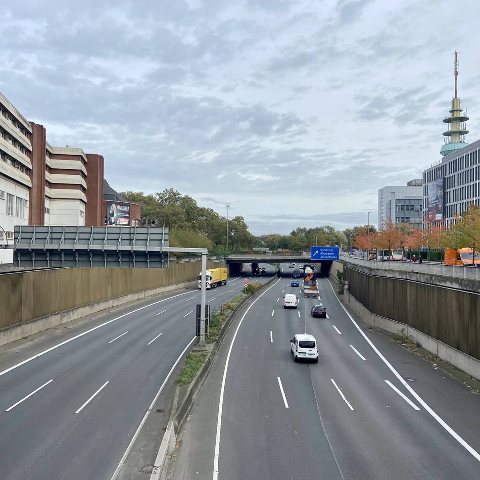 A59 und A40 betroffen: Verbindungen im Kreuz Duisburg kurzfristig gesperrt