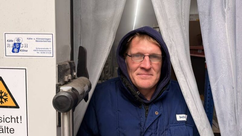 Seit 21 Jahren bei minus 23 Grad: Arbeit bei minus 23 Grad – das ist der coolste Job am Niederrhein