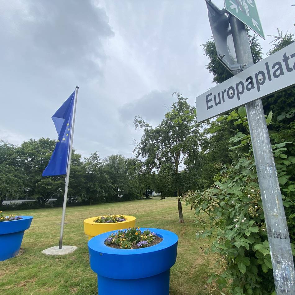 Ungeliebter Platz in Hilden: Darum bleibt der Europaplatz noch mindestens vier Jahre ein Provisorium