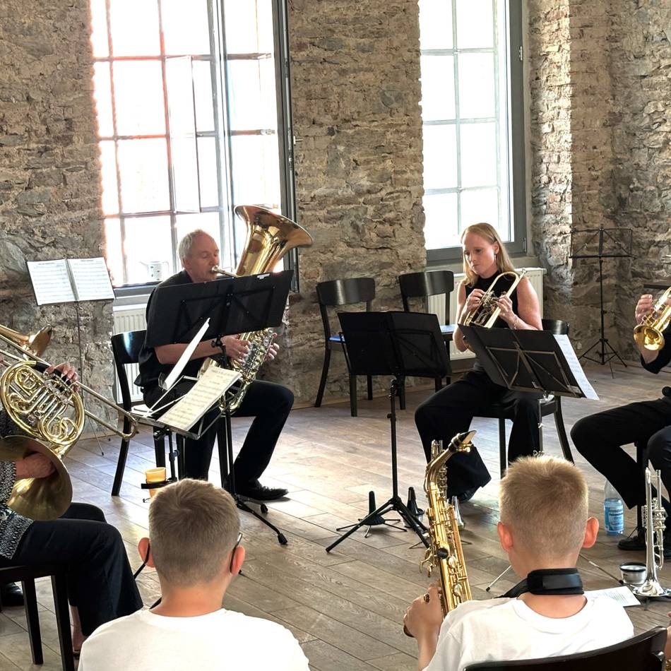 Konzert in Radevormwald: Wagners „Lohengrin“ funktioniert auch mit fünf Blechbläsern