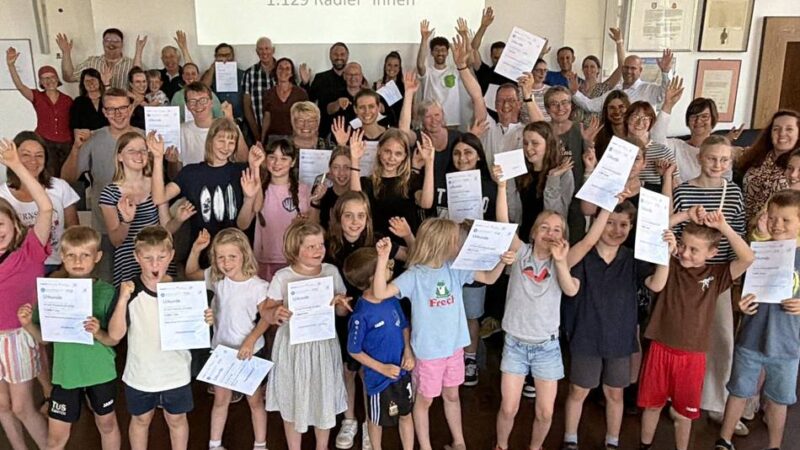Siegerehrung im Rathaus: Das sind die Gewinner des Stadtradelns in Xanten