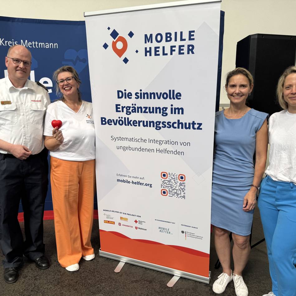 Pilotprojekt im Kreis Mettmann: Jeder kann sich registrieren – und im Ernstfall helfen