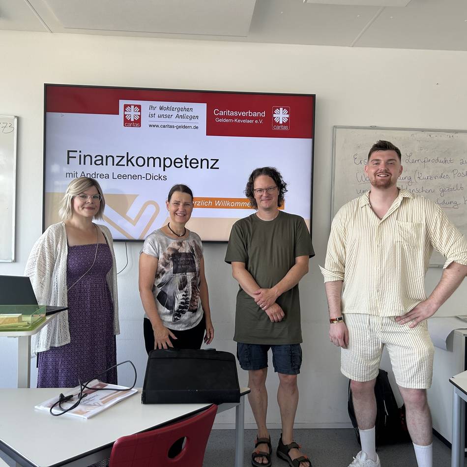 An der Gesamtschule Geldern: Schülern wird lebensnah das Thema Finanzen erklärt
