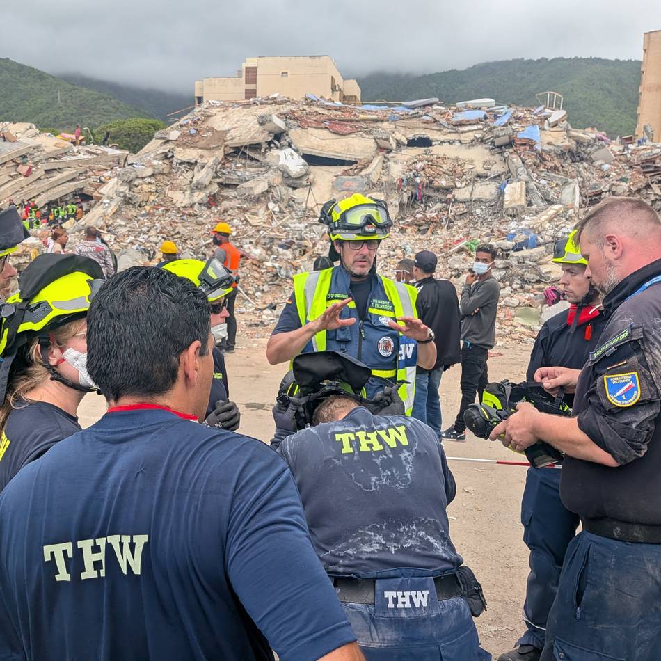 THW-Einsatz in Venezuela: Nach verheerendem Erdbeben – Moerser Retter suchen 15 Stunden nach Überlebenden