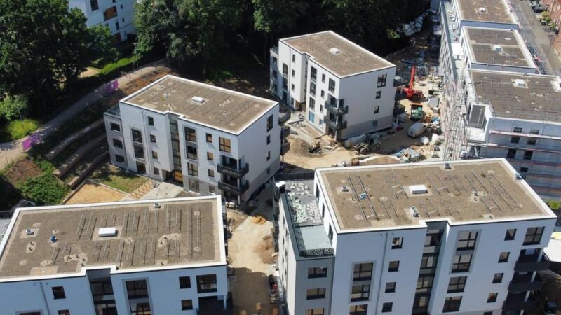 Wohnungsbau in Mönchengladbach: Neues kleines Wohnviertel im Schatten des SMS-Campuses
