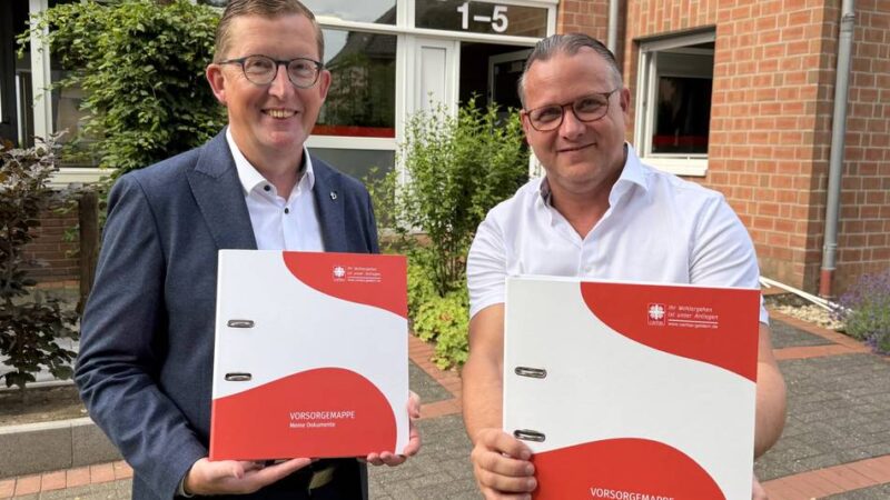 Vorsorgemappe des Caritasverbandes: „Vorsorge ist deshalb kein Zeichen von Pessimismus, sondern von Verantwortung“