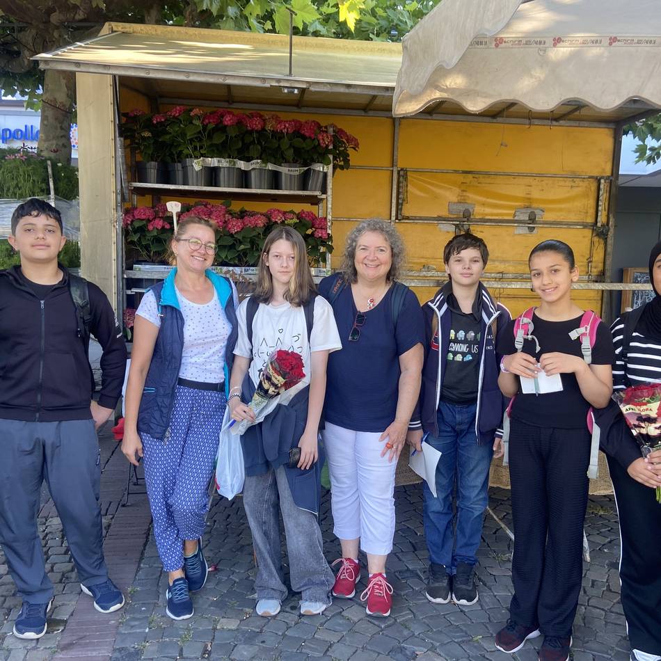 Lernen ganz praktisch: So wurde der Gelderner Wochenmarkt zum Klassenzimmer