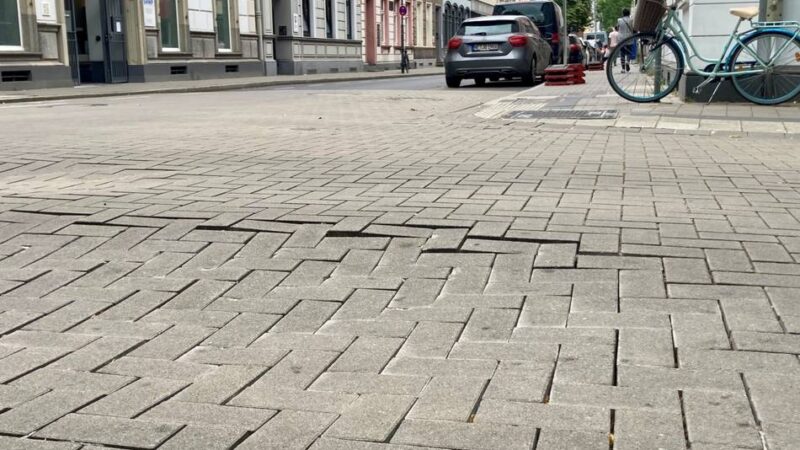 Baustelle in der Neusser Innenstadt: Kreuzung Erftstraße wird für drei Tage gesperrt