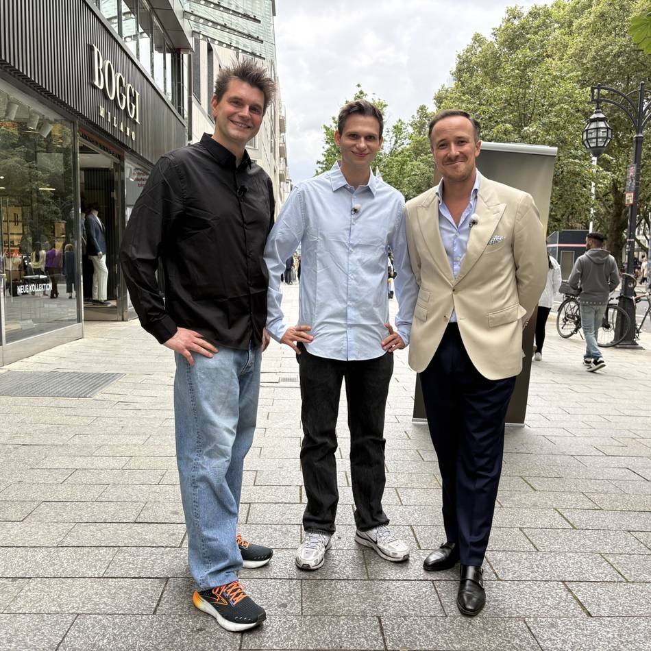 Für das Sommer Special: Heute-Show dreht auf Düsseldorfer Königsallee – zum Thema Müll
