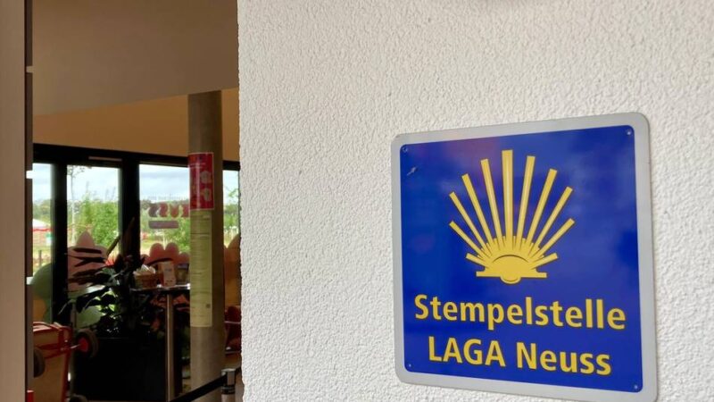 Wallfahrtswege in Neuss: Landesgartenschau wird zur Stempelstelle für Jakobspilger