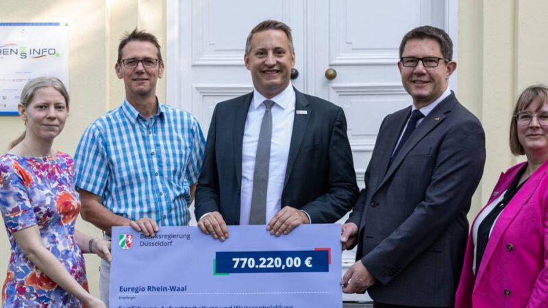 Euregio Rhein-Waal: Land fördert Grenzberatung in Kleve mit 770.000 Euro