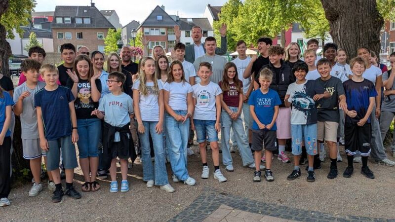 Europaschule in Erkelenz: Schüler laufen Rekordsumme für das Hospiz zusammen
