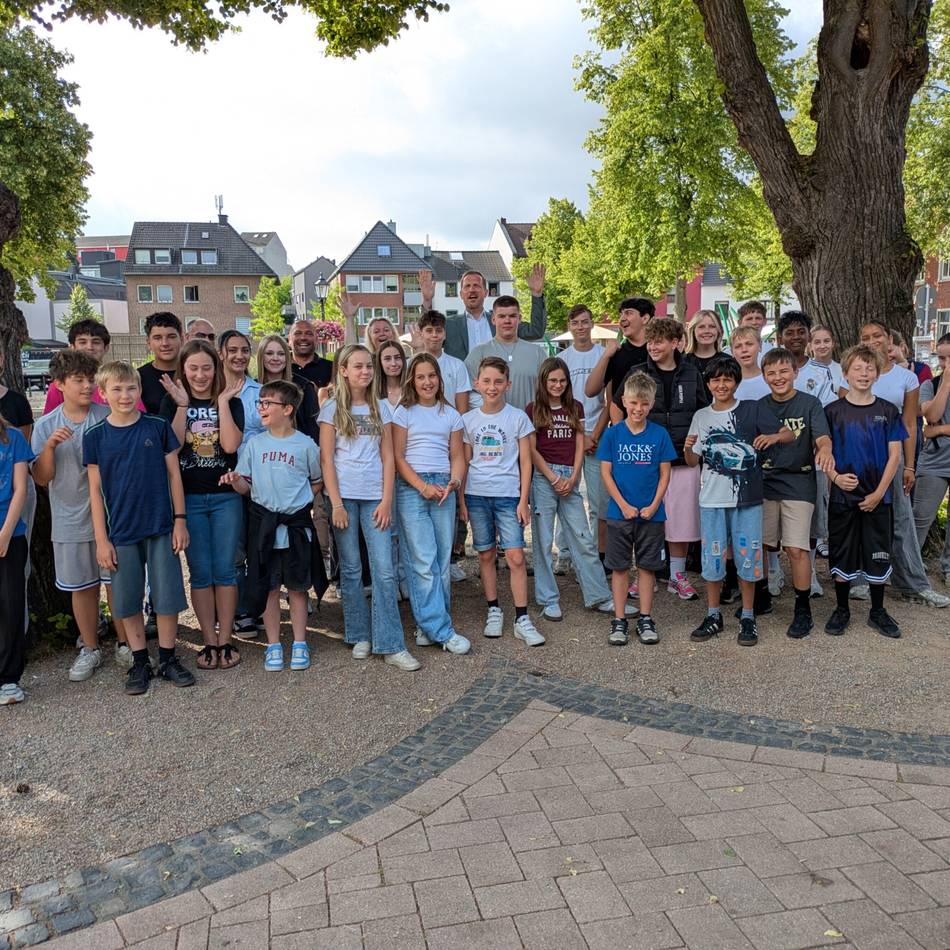 Europaschule in Erkelenz: Schüler laufen Rekordsumme für das Hospiz zusammen