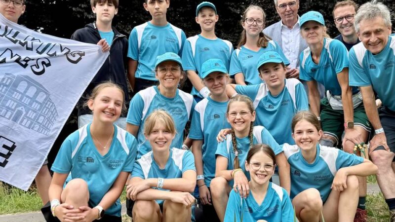 Schüler des „Stein“-Gymnasiums: „Walking Stones“ aus Kleve erreichen das Ziel der Vierdaagse