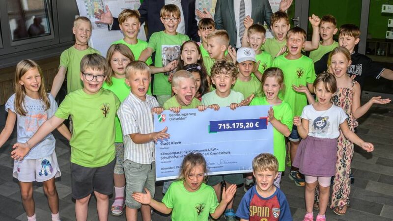 Millionenprojekt für den Klever Nachwuchs: Schulhof in Reichswalde wird für Hitze und Starkregen fitgemacht