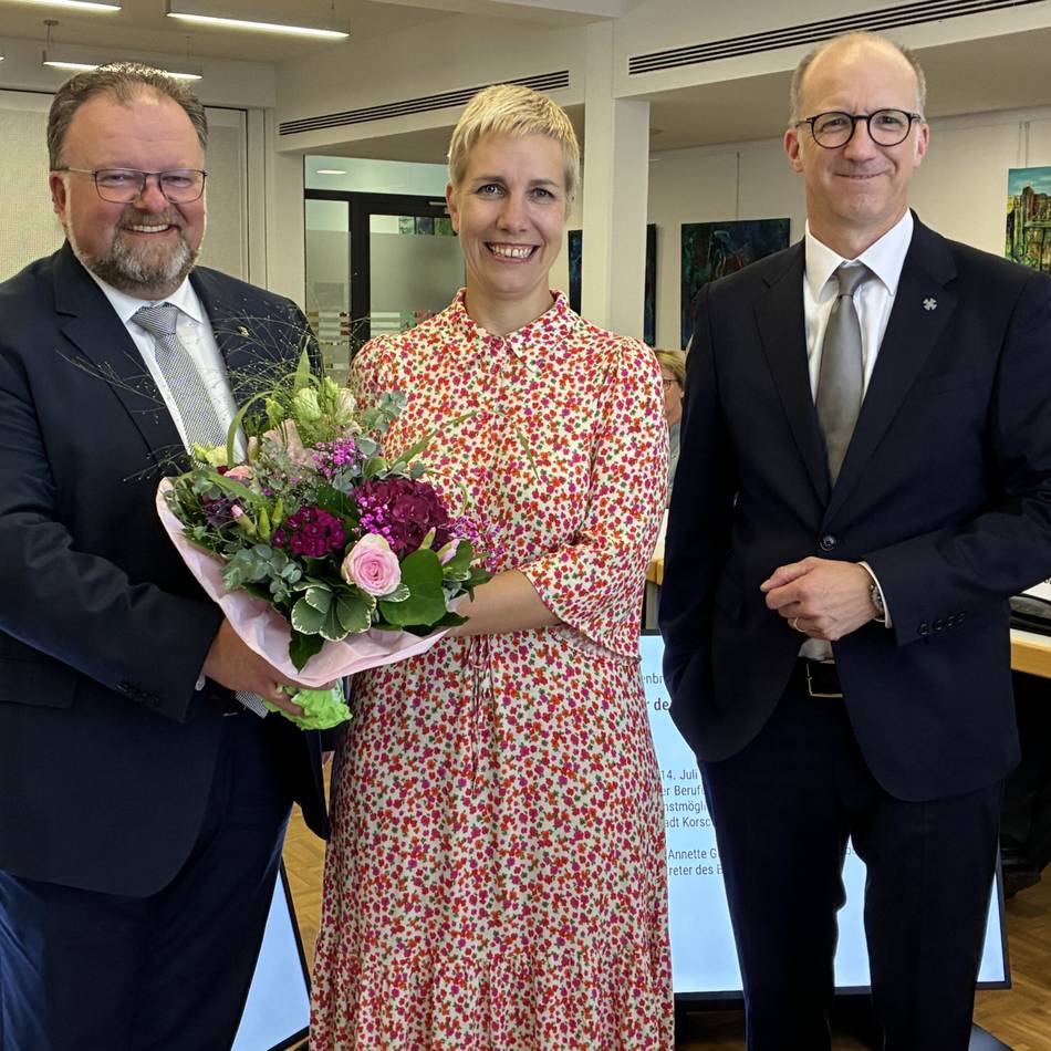 Stadtverwaltung in Korschenbroich: Annette Gratz wird neue Beigeordnete und Kämmerin