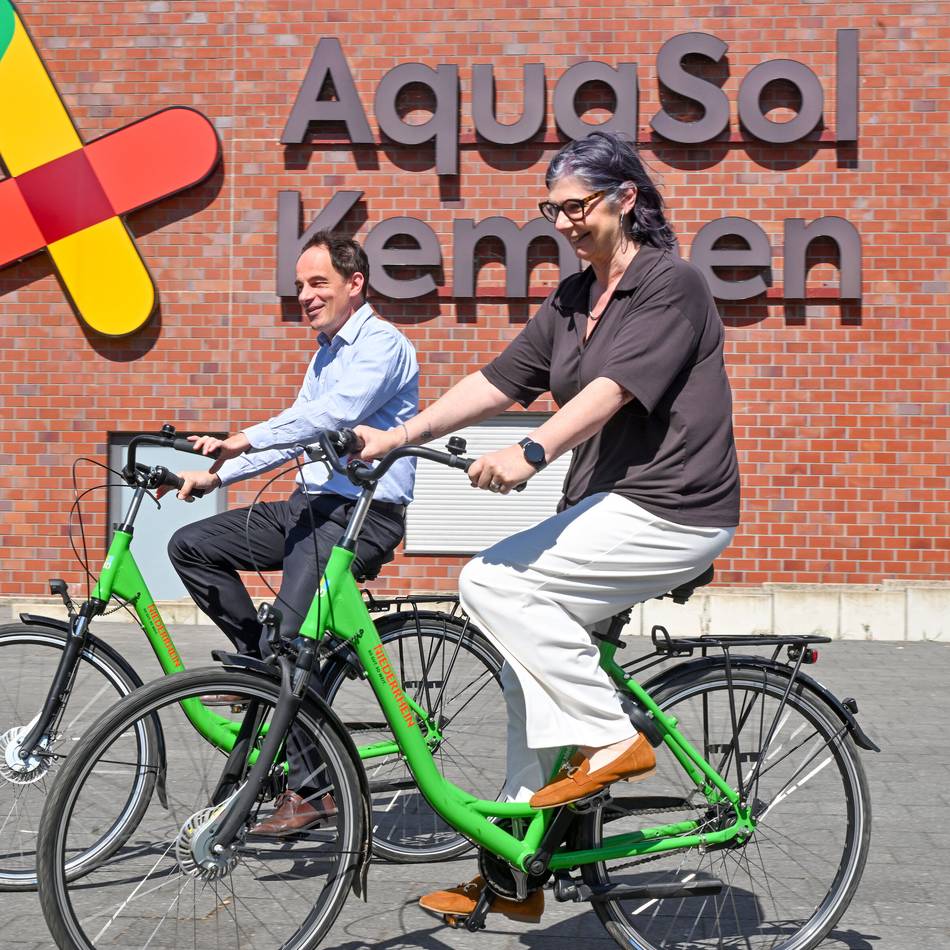 Neues Angebot in Kempen: Aqua-Sol wird Station fürs Niederrhein-Rad