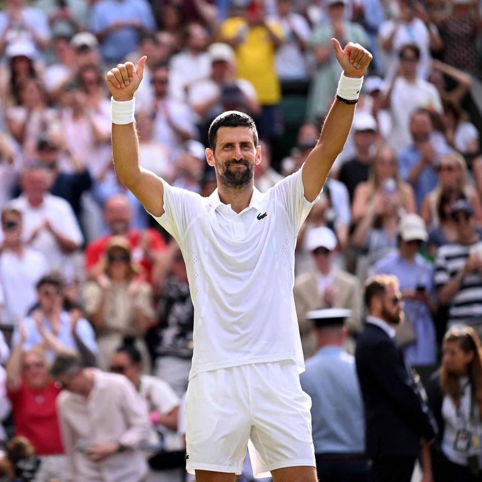 Mit Frust und Verwarnung: 106. Sieg in Wimbledon – Djokovic zieht an Federer vorbei