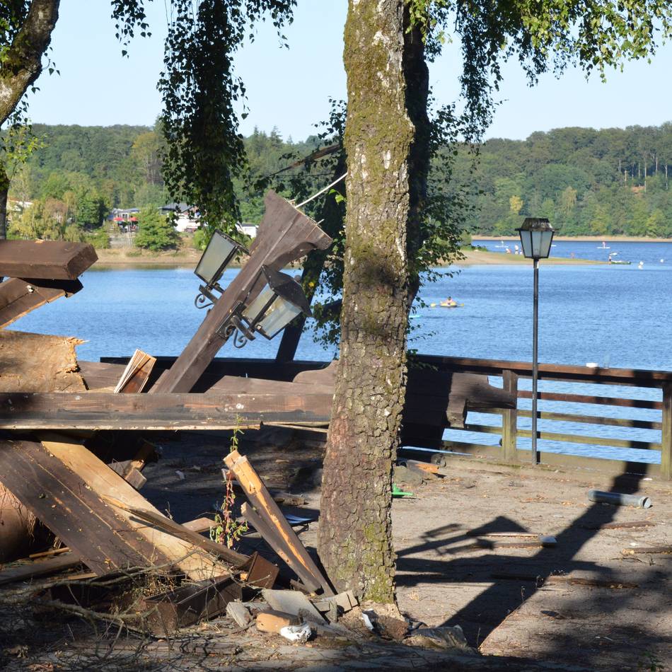 Nach dem Brand des Lokals an der Bever-Talsperre: „Uns fehlt hier was ohne die ,Zornige Ameise‘“