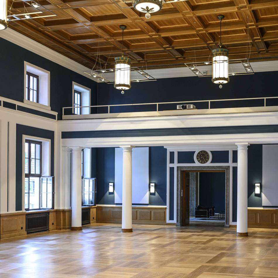 Neue gute Stube der Stadt: Diesen prächtigen Saal im Neusser Rathaus kann man jetzt mieten